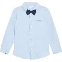s.Oliver Overhemd navy / lichtblauw