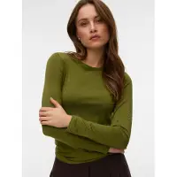 Vero Moda Shirt 'VMADA' olijfgroen