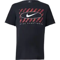 Nike Shirt rood / zwart