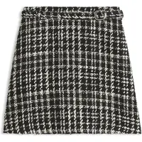 HUGO Rok 'Rinuna-1' zwart / offwhite