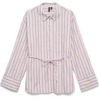 Vero Moda Blouse 'VMGina' chocoladebruin / rosa