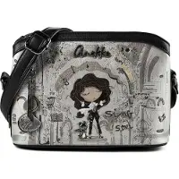 Anekke schoudertas Orchestra 3 Compartment Crossbody Bag Multicolor grijs
