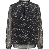 ONLY Blouse 'ONLDITSY' chamois / zwart