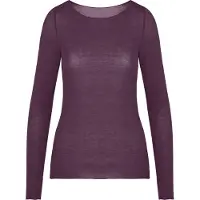 Hunkemoller Shirt ' Boatneck Cashmere' lila