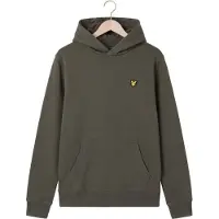 Lyle & Scott Jongens Truien & Vesten Pullover Hoodie - Khaki - Maat 164/170