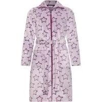 Rebelle Flanellen dames badjas donkerpaars MyRebelle-S | Maat M