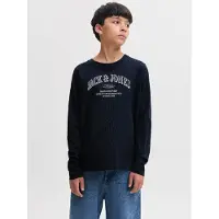 Jack & Jones Junior Shirt 'JJEDenver' crème / navy