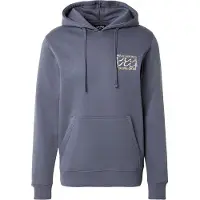 Billabong Sweatshirt 'FOUNDATION' smoky blue / lichtblauw / mosterd / wit