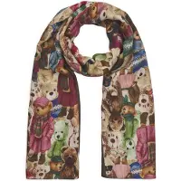 Codello Sjaal van 100% viscose met all-over motiefprint