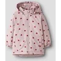 Name It Mini Tussenjas 'NMFMaxi' pastellila / karmijnrood