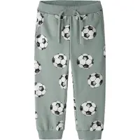 Name it Broek 'NMMLOUIE' jade groen / zwart / wit