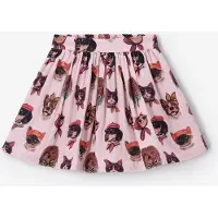 Sissy-Boy Lichtroze Rok Met Hondjes Print | Maat: 98-104