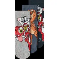 Name it Sokken 'NMMJannick Paw' nachtblauw / donkerblauw / grijs gemêleerd / rood