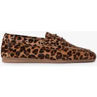 Sissy-Boy Bruine Bootschoenen Met Leopard Print | Maat: 36