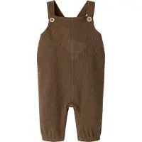 Lil´ Atelier Baby Broeken Nbmnaffel Loose Sweat Overall Lil - Bruin - Maat 68