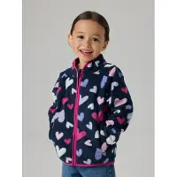 Name it Fleece jas 'NMFMEEKO' navy / pink / rosa / wit