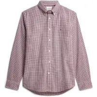 Tommy Hilfiger Overhemd wijnrood / wit