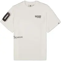 Garcia oversized T-shirt met backprint - ecru Jongens Katoen Ronde hals - maat 176