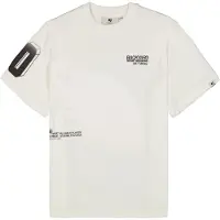 Garcia oversized T-shirt met backprint - ecru Jongens Katoen Ronde hals - maat 152/158