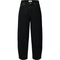Selected Jeans 'SLWBARREL BEA-KORI' black denim