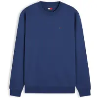 Tommy Hilfiger Heren Truien & Vesten Tjm Reg S Flag Crew Ext - Blauw - Maat L