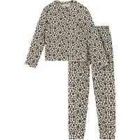 We fashion Nachtkledij crème / brokaat / zwart