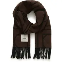 Soaked in luxury Sjaal 'Pentile' bruin / wit