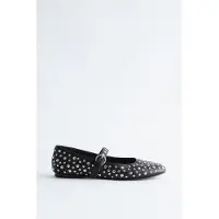 And Other Stories & Other Stories Lea Deco Ballerina Black Size: 36 | Pumps Outlet | Dames | Zwart