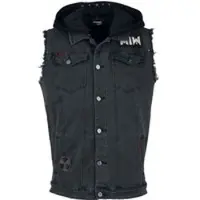 Motionless In White Bodywarmer - EMP Signature Collection - L tot 3XL - voor Mannen - zwart - Maat L