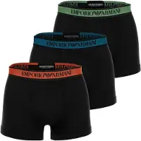 Emporio Armani Boxershorts saffier / lichtgroen / oranjerood / zwart