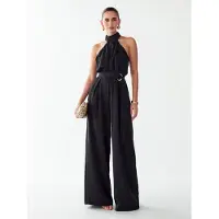 BWLDR Jumpsuit 'Crest' zwart