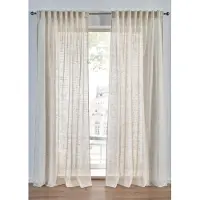 Bonprix Jacquard-gordijn met structuur, ook in extra lang (1 stuk) maat h/b: 300/135 cm