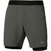 Mizuno 2 in 1 shorts Core 7" | Maat XL