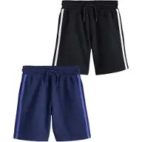 Next Broek navy / blauw denim / zwart / wit
