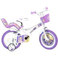 Dino Bikes K-pop Idol fiets, 16 inch, wit/paars, voor jongens van 5-7 jaar. Wit/paars, voor jongens van 5-7 jaar