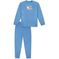 Schiesser Nachtkledij ' Nightwear ' lichtblauw