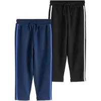 Next Broek donkerblauw / zwart