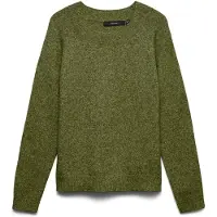Vero Moda Trui 'VMDoffy' groen gemêleerd