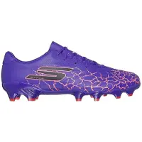 SKECHERS Unisex Volwassen SKX 1.5 Gebroken Vaste Grond Voetbalschoenen (Paars/Zwart)