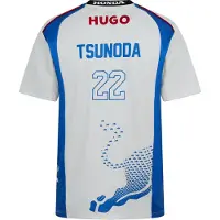 HUGO BOSS Heren Tsunoda Handtekening Jersey T-shirt (Wit)