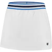 K-Swiss Dames Kleurblok Tennis Skort (Wit)