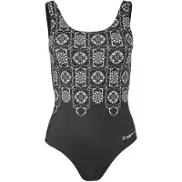 Zoggs Dames Sacred Craft Scoopback Eendelig Badpak (Zwart)