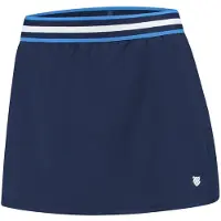 K-Swiss Dames Kleurblok Tennis Skort (Marineblauw)