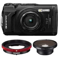 OM SYSTEM Tough TG-7 Fisheye Kit - Zwart