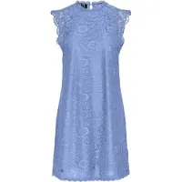 Pieces Olline kanten casual mini-jurk voor dames (Hortensia)