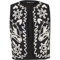 Threadbare Dames Tulsi Regular Gilet (Zwart)