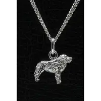 MOOYE ® - Collectie Zilveren Cao da serra da estrela ketting hanger - klein