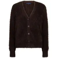 Red Button Rb fuzzy cardigan espresso