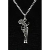 MOOYE ® - Collectie Zilveren Pistool ketting hanger - antiek