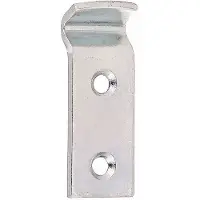 Alberts 851187 Sluithaak, voor Kistenverschlüsse, elektrolytisch verzinkt, dik gepassiveerd, gebogen, 18 x 50, 50er set